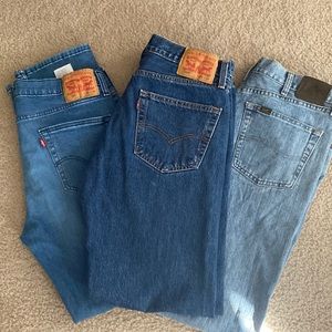 Men’s jeans lee and Levi’s
